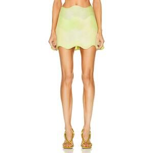Alexis 'Claudine' Green Sateen Skirt Size M - NWT